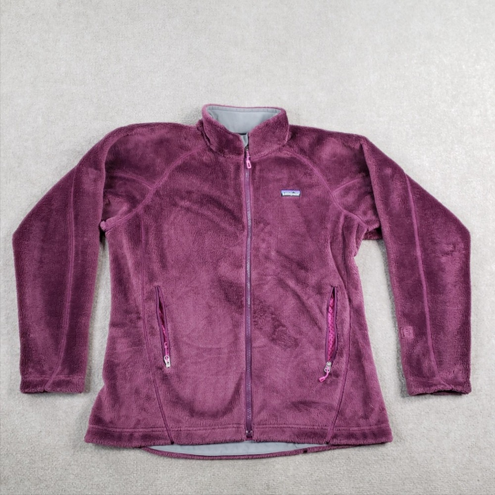 Patagonia R4 Jacket Womens XL Purple Fleece Regulator Full Zip Lined Pockets